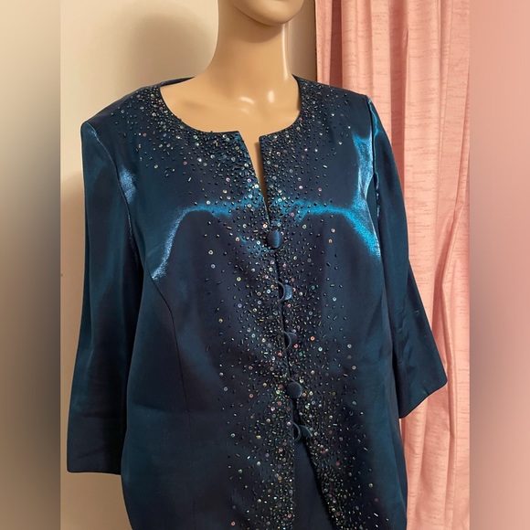 Women’s 2-piece Mother of the Bride Turquoise 16P - Picture 1 of 16